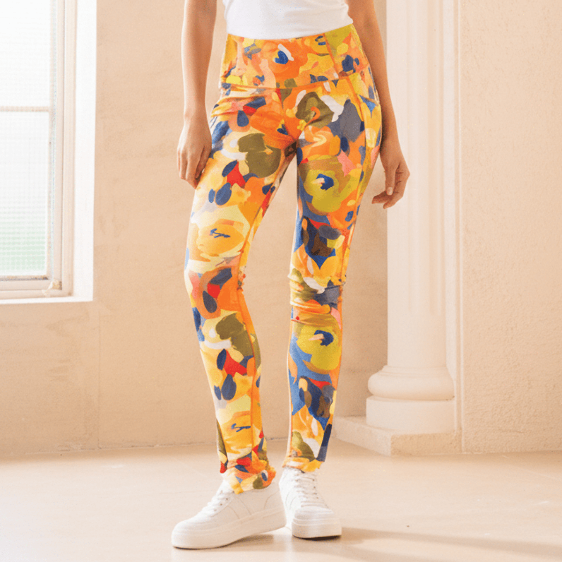 Francesca High Waisted Stretch Leggings