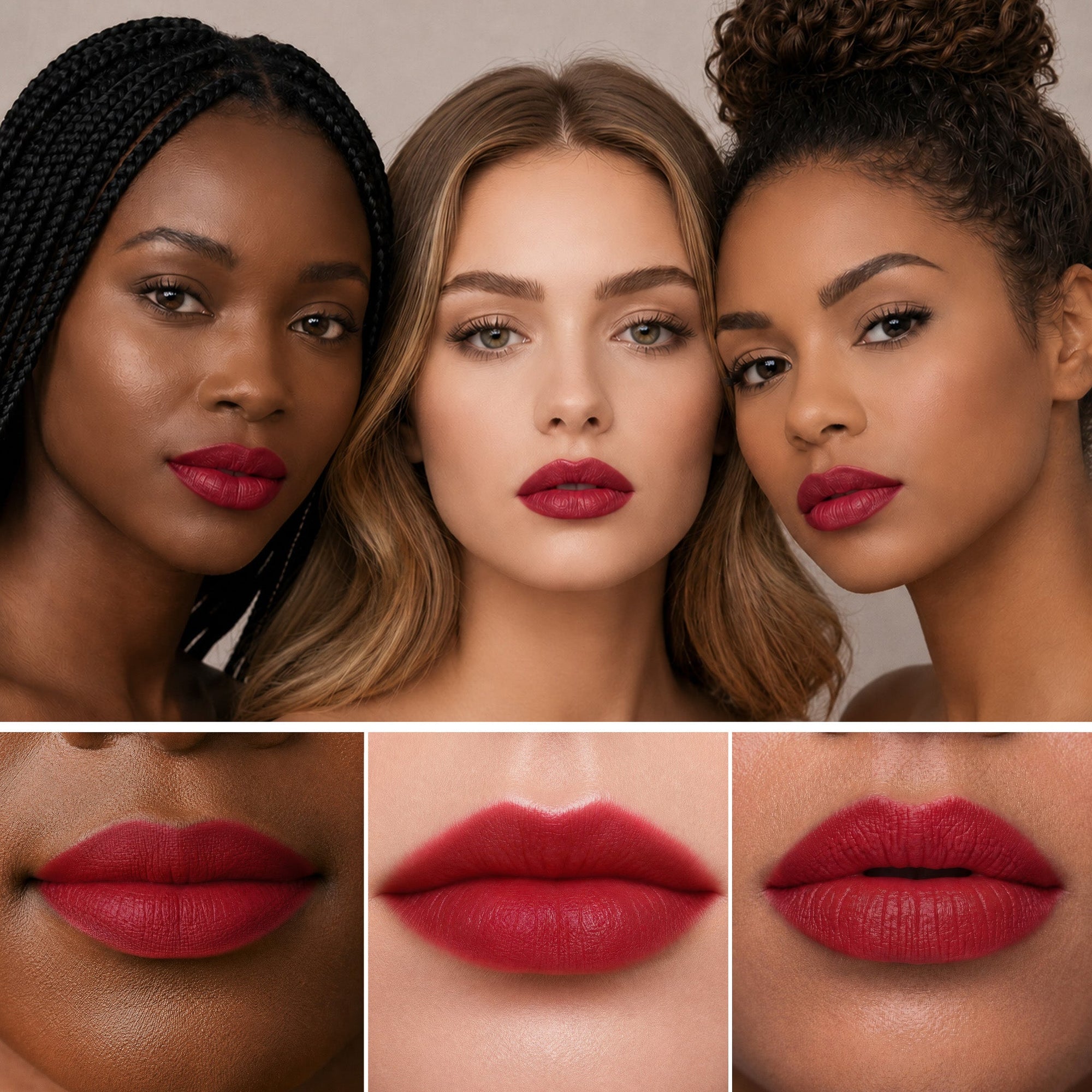 The Kiss Clutch - Exclusive Red Lipsticks Travel Set,Beauty, Sassy Jones,