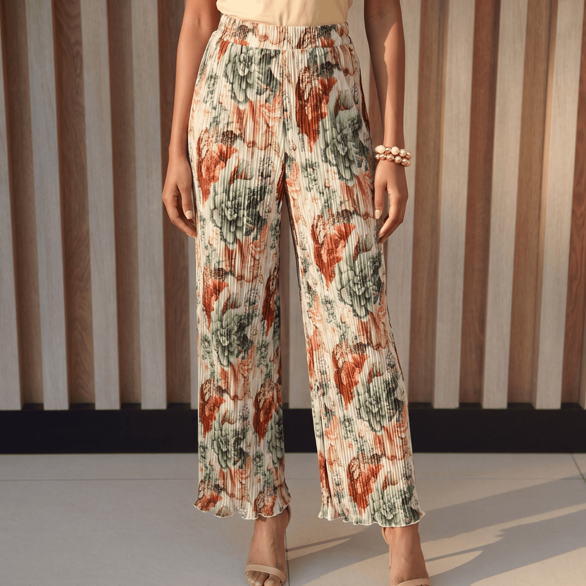 Sorelle Silky Pleated Lounge Pant