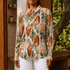 The Sorelle Silky Pleated Lounge Top,, Sassy Jones,