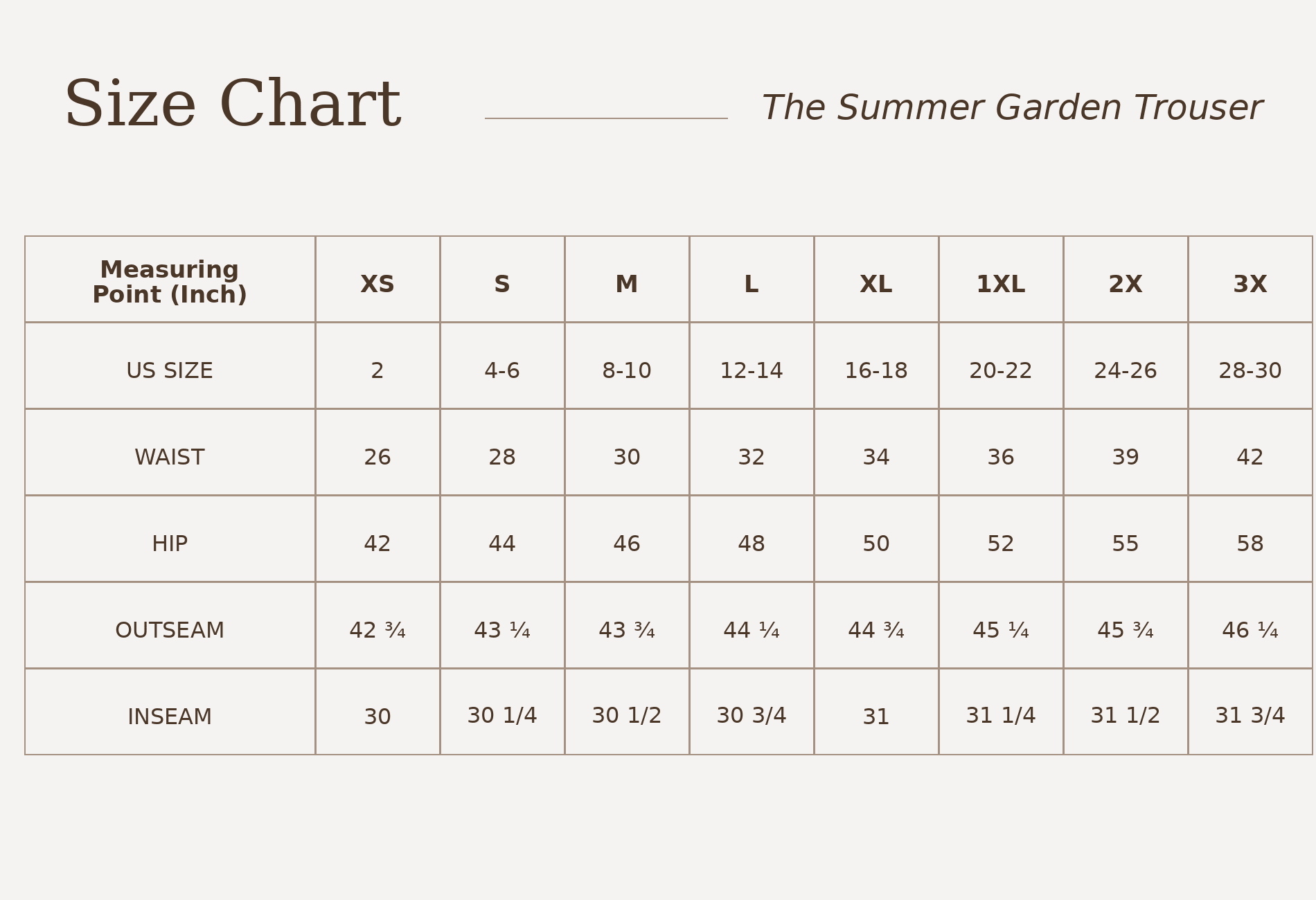 The Summer Garden Trouser,Clothing, Sassy Jones,