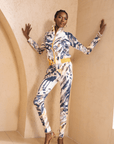 The Ulana Stretch Jogger Pant - Safari Ink,Clothing, Sassy Jones,