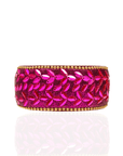 Tyla Party Bangle - Sequin Fuschia,Bracelets, Sassy Jones,