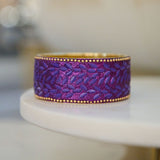 Tyla Party Bangle - Sequin Purple,Bracelets, Sassy Jones,