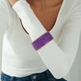 Tyla Party Bangle - Sequin Purple,Bracelets, Sassy Jones,