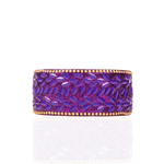 Tyla Party Bangle - Sequin Purple,Bracelets, Sassy Jones,