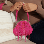 Tyla Party Tote - Sequin Fuschia,Handbags, Sassy Jones,