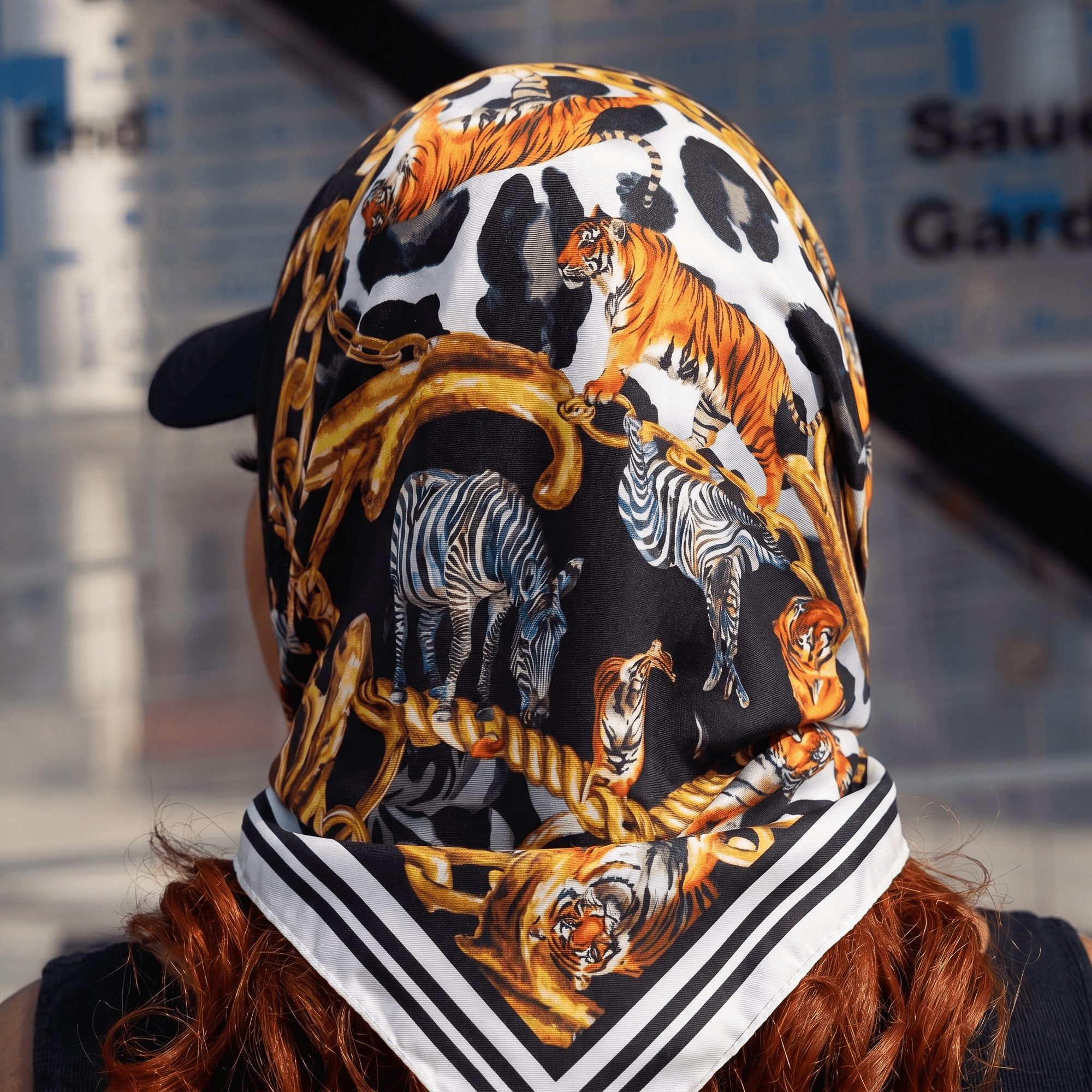 Untamed Luxe Scarf 33" x 33",Scarves, Sassy Jones,