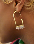 Valentina Arch - Gold,Earrings, Sassy Jones,