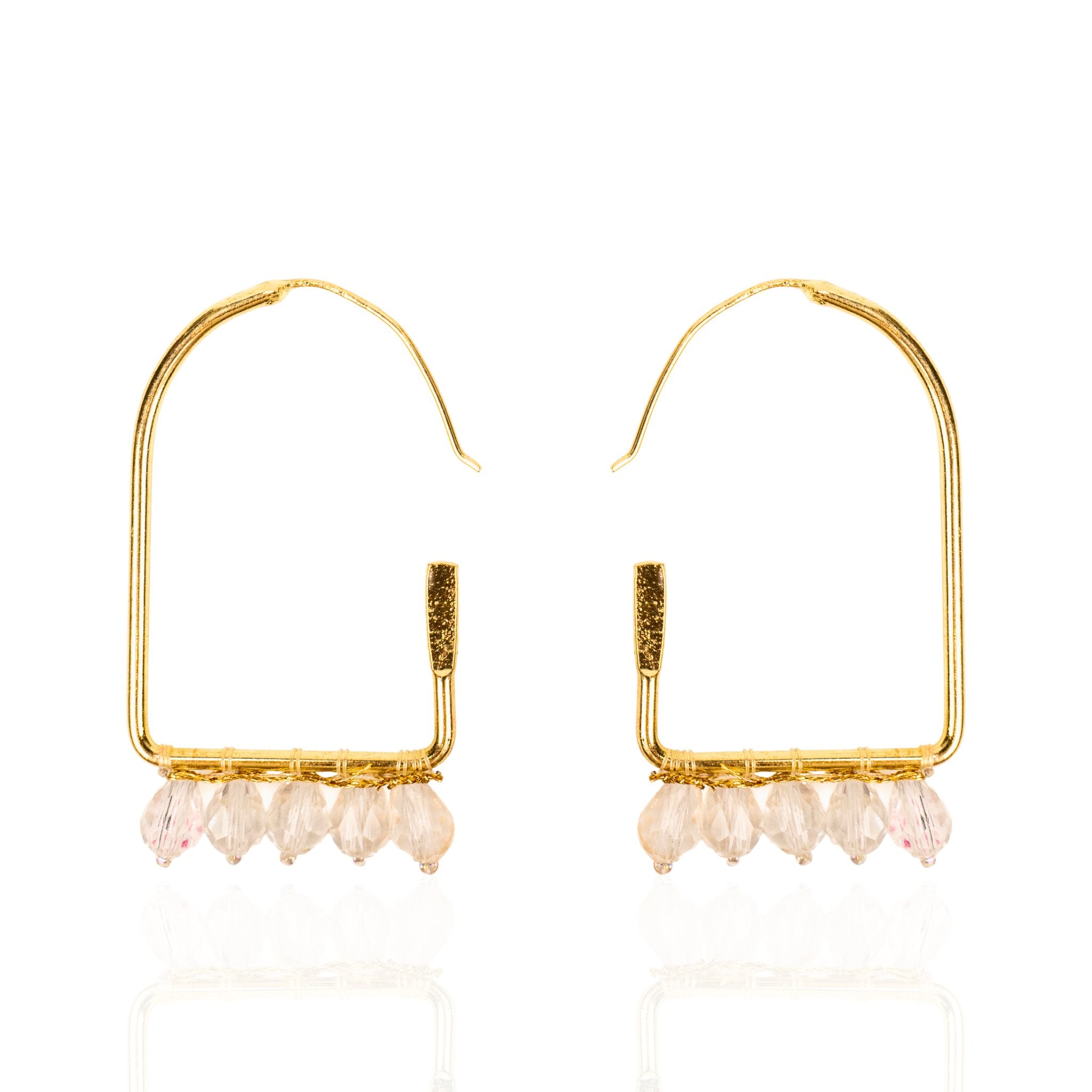 Valentina Arch - Gold,Earrings, Sassy Jones,