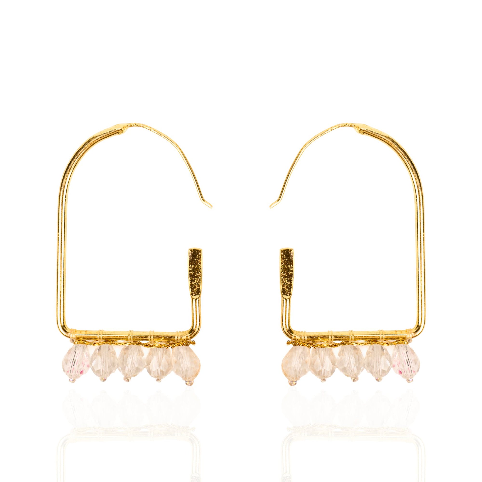 Valentina Arch - Gold,Earrings, Sassy Jones,