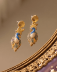 Victoriana Prissy Peacock Earrings,Earrings, Sassy Jones,