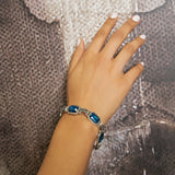 Whitley Heirloom Bracelet - Blue Topaz