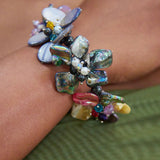 Wisteria Semi Precious Bracelet - Abalone