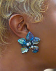 Wisteria Abalone Shell Earrings - Wild Flower,Bracelets, Sassy Jones,