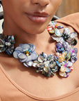 Wisteria Abalone Shell Necklace - Wild Flower,Necklaces, Sassy Jones,