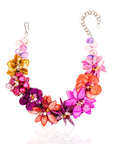 Wisteria Semi Precious Necklace - Pink/ Orange Abalone,Necklaces, Sassy Jones,