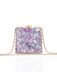 Wisteria Square Clutch - Abalone,Handbags, Sassy Jones,