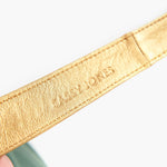 Yaya Leather Wrap Belt - Metallic Gold - Sassy Jones