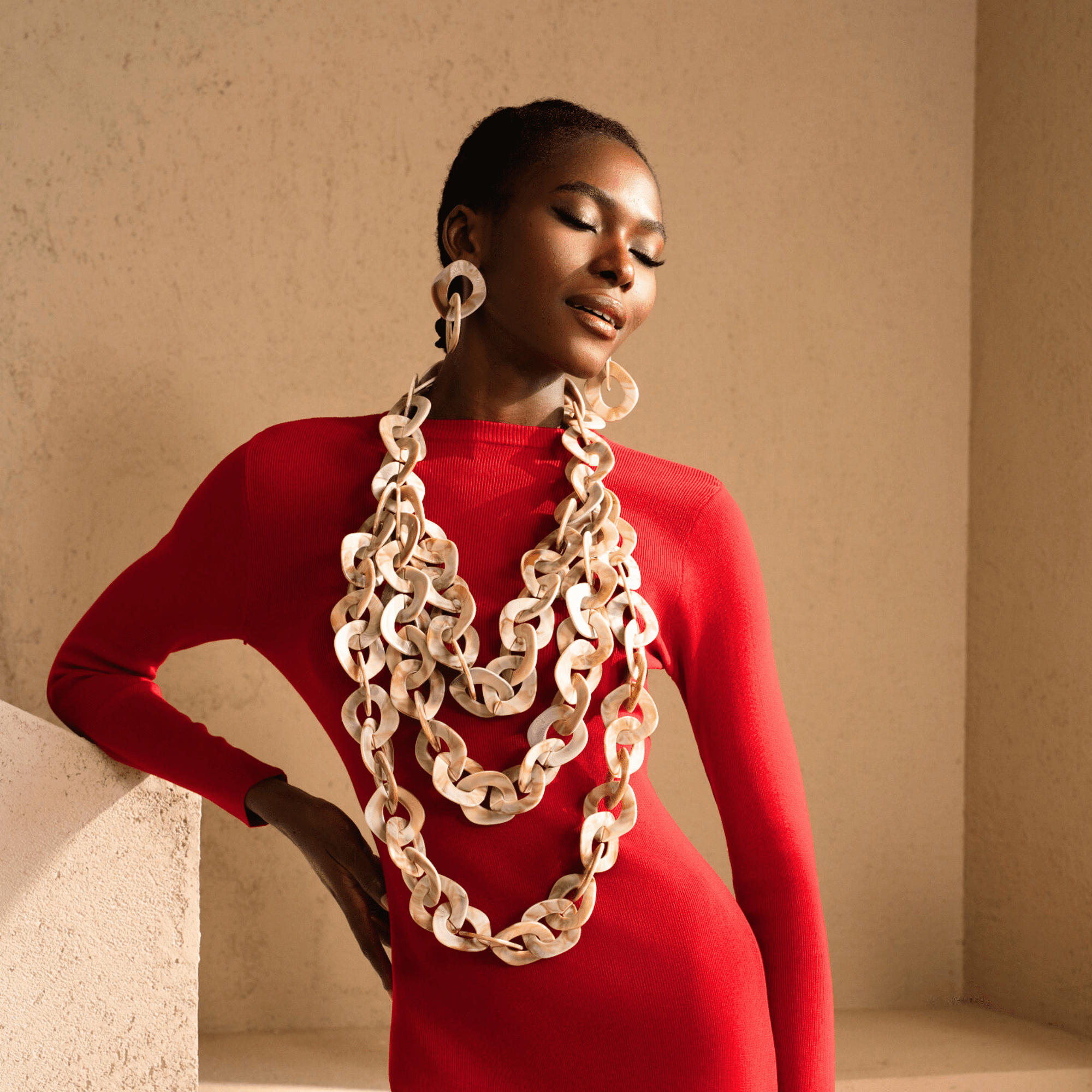 Zaria Dangles - Natural,Earrings, Sassy Jones,