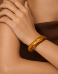 Zoya Butterscotch Luxe Bangle,Bracelets, Sassy Jones,