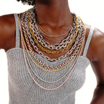 Amena Chain - Gold/Silver/Rose Gold - Sassy Jones