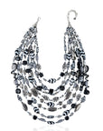 Caliope Cascading Chain (Removable Strand) - Tribal B/W - Sassy Jones