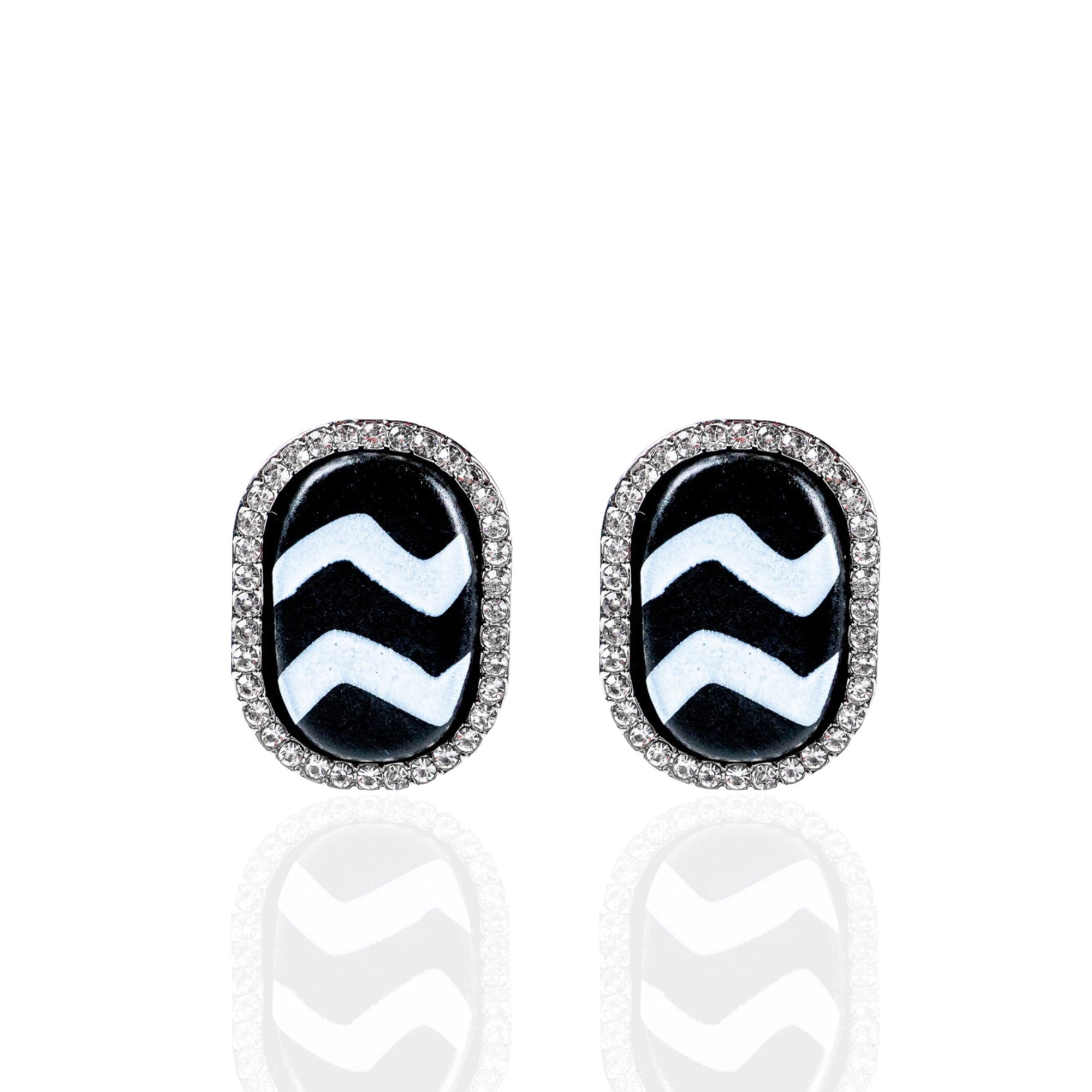 Caliope Sparkling Stud - Tribal B/W - Sassy Jones