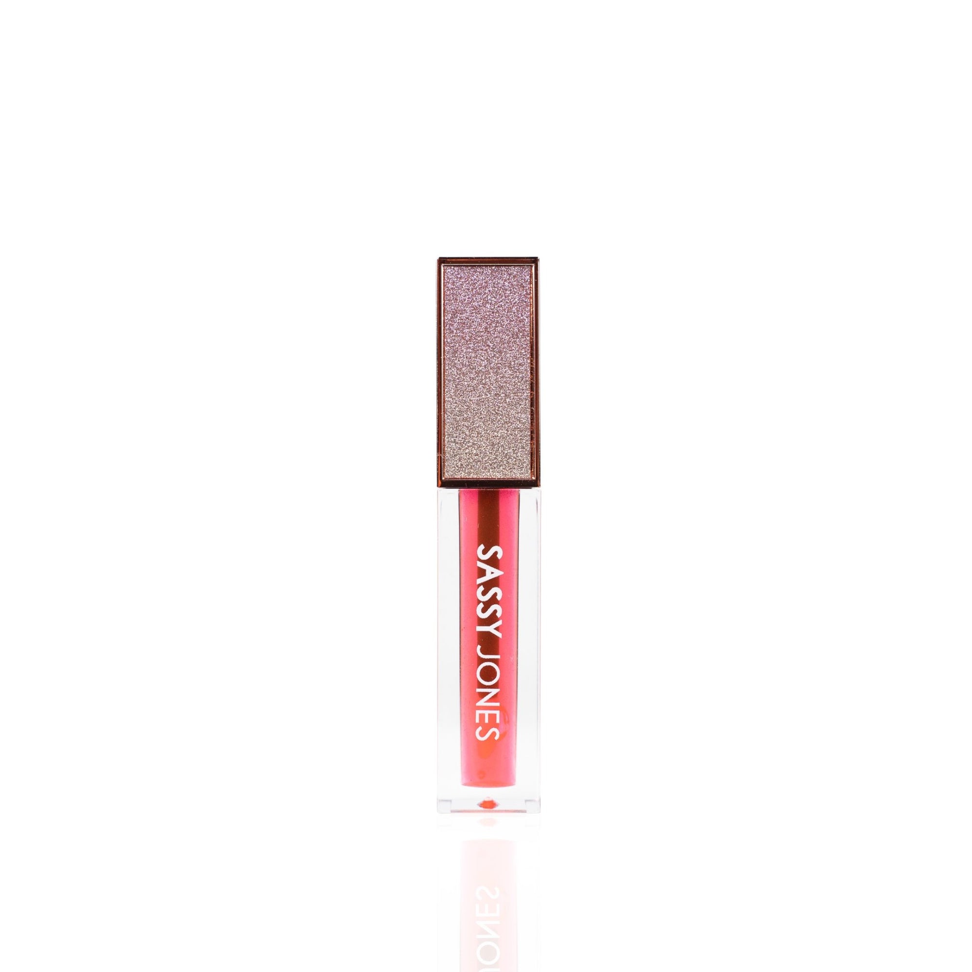 Drunk Cherry Luxe Lip Gloss w/ CBD - Sassy Jones Hydrating lip gloss Bold lip gloss Long-lasting non-stick lip gloss Luxurious lip gloss High-pigment lip gloss Everyday wear lip gloss Pigment-rich lip gloss Smooth finish lip gloss Natural ingredient lip gloss