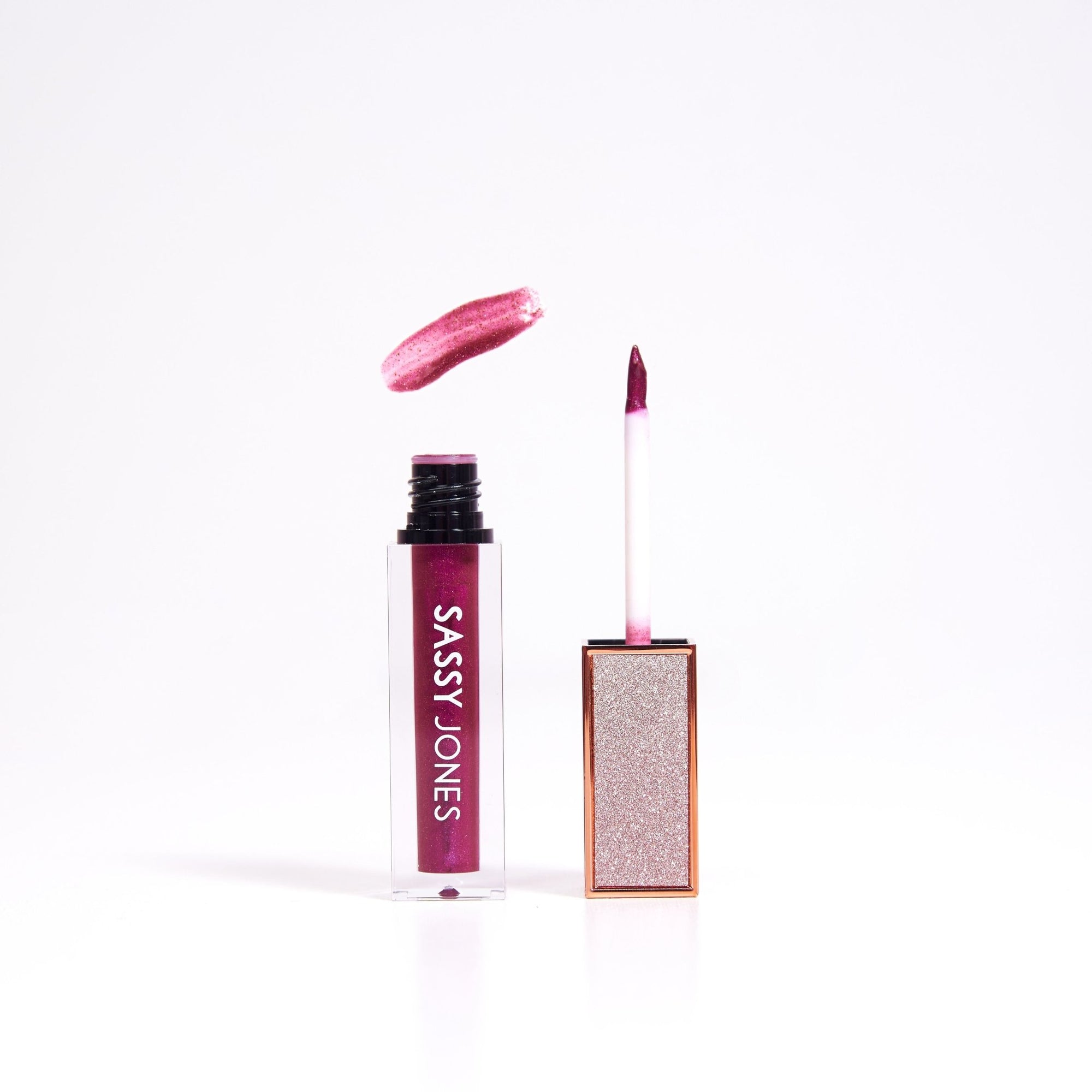 Entangled - Sparkle Luxe Lip Gloss - Sassy Jones Hydrating lip gloss Bold lip gloss Long-lasting non-stick lip gloss Luxurious lip gloss High-pigment lip gloss Everyday wear lip gloss Pigment-rich lip gloss Smooth finish lip gloss Natural ingredient lip gloss