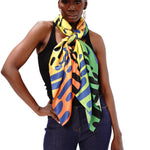 Maasai Sherrie Silk Blend Oversized Scarf - Multi - Sassy Jones