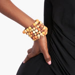 Makemba Stretch Bracelet Stack - Melanin - Sassy Jones