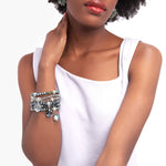 Malia Glass Stretch Bracelet Stack - Rich Auntie - Sassy Jones