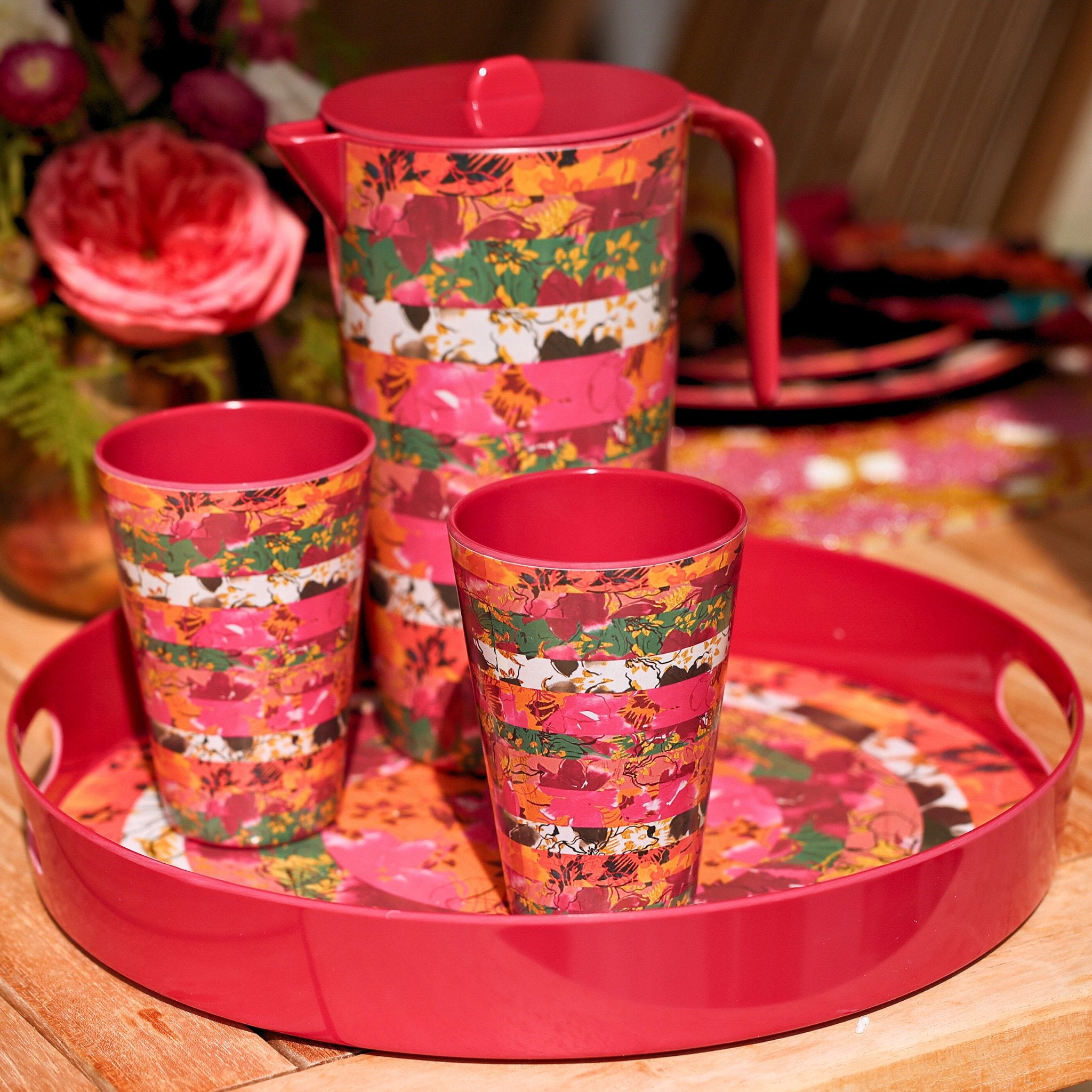 Mzuri Drinking Set - Floral - Sassy Jones