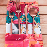 Mzuri Linen Napkin Set of 4 - Floral - Sassy Jones