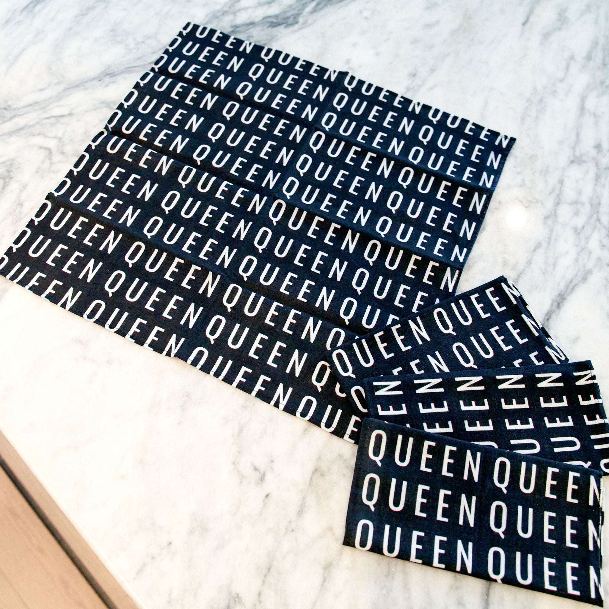 Mzuri Linen Napkin Set of 4 - Queen - Sassy Jones
