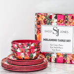 Mzuri Melamine Table Set - Floral - Sassy Jones