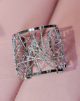 Origami Cuff - Silver - Sassy Jones