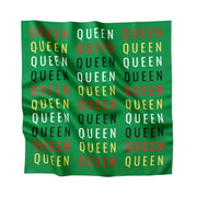 Queen Silk Blend Oversized Scarf - Preppy Green - Sassy Jones