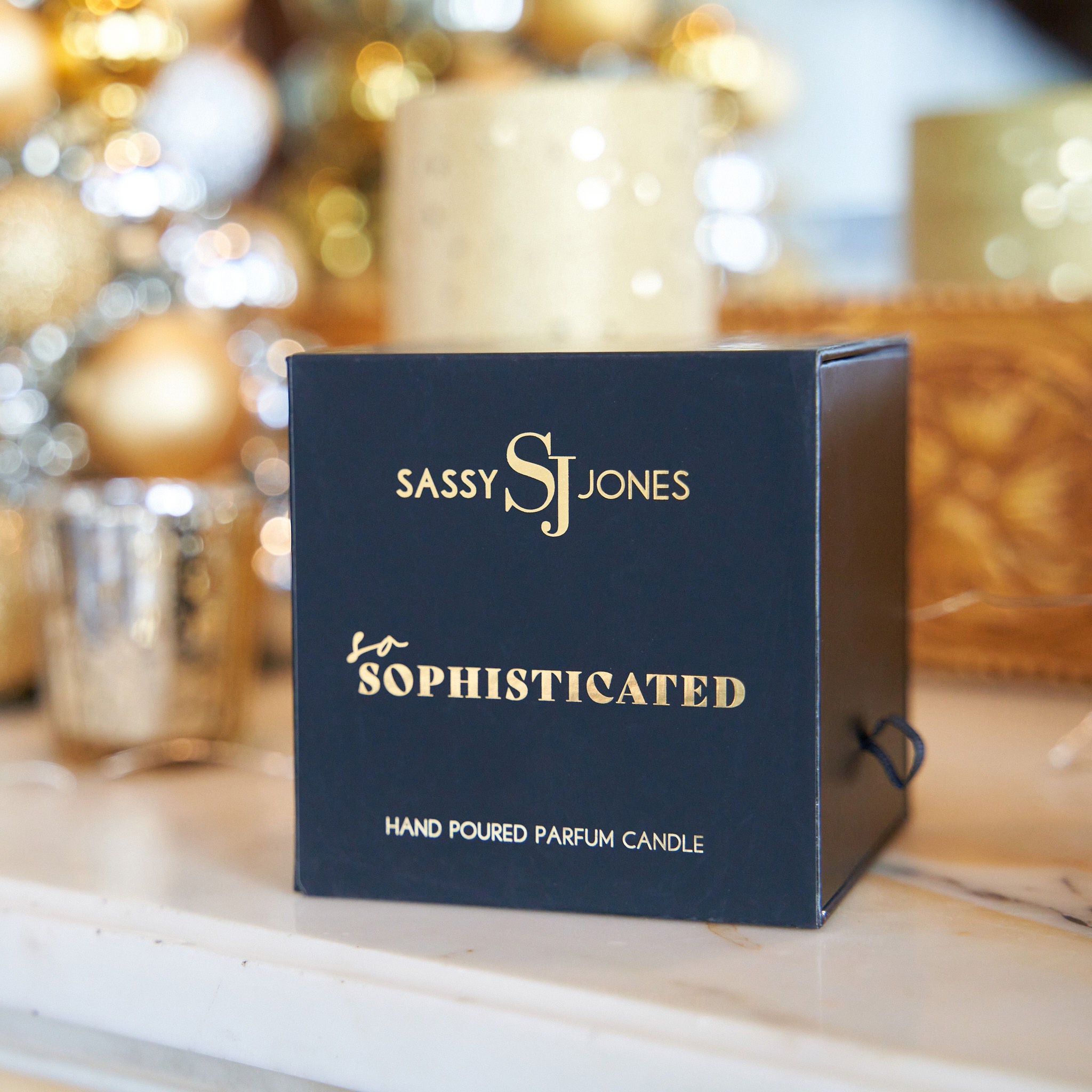 So Sophisticated Candle - Sassy Jones,musk-scented, soy candle, scent therapy, aromatheraphy