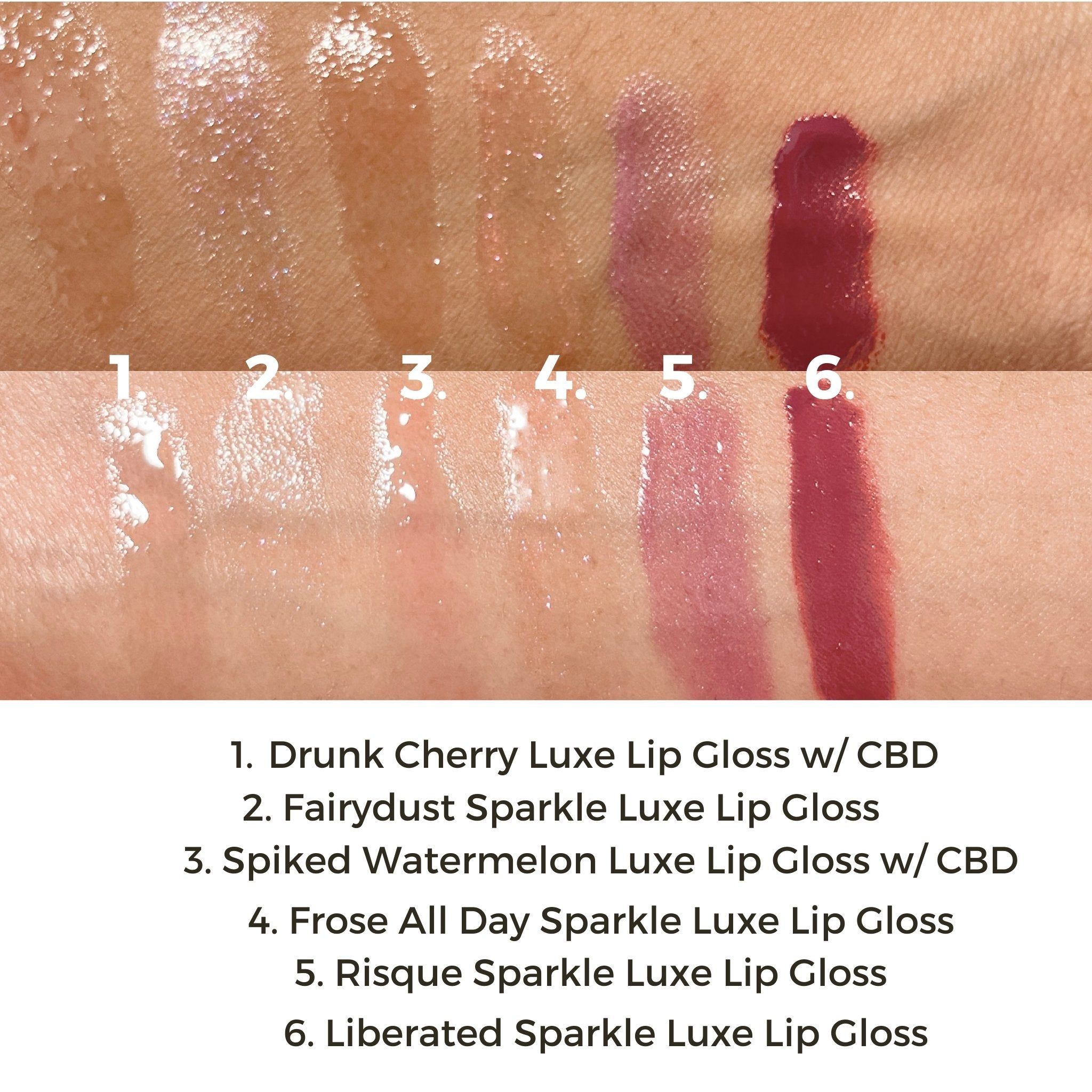 Spiked Watermelon Luxe Lip Gloss w/ CBD - Sassy Jones