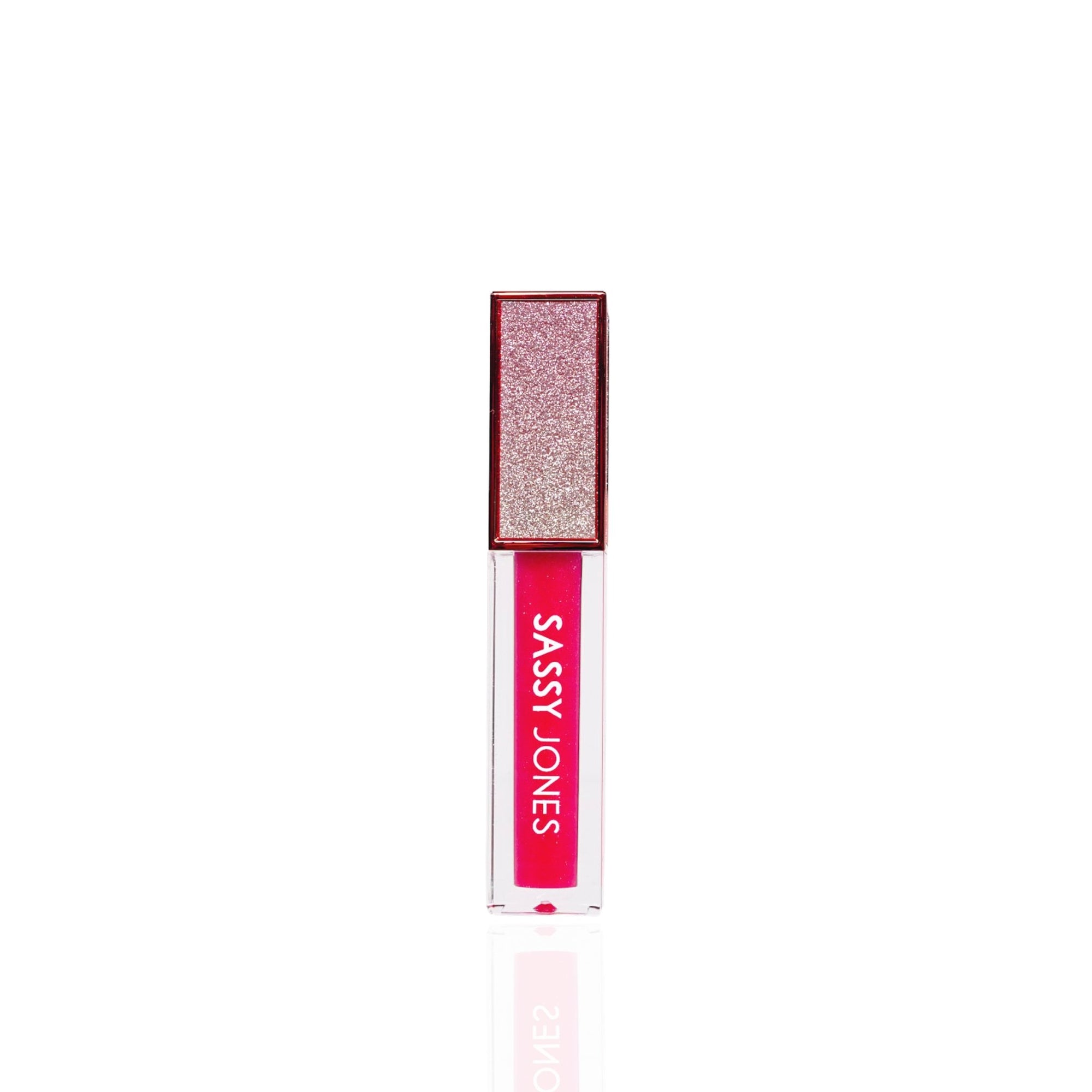 Sweet Red Sparkle Luxe Lip Gloss - Sassy Jones