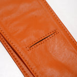 Yaya Leather Wrap Belt - Orange - Sassy Jones